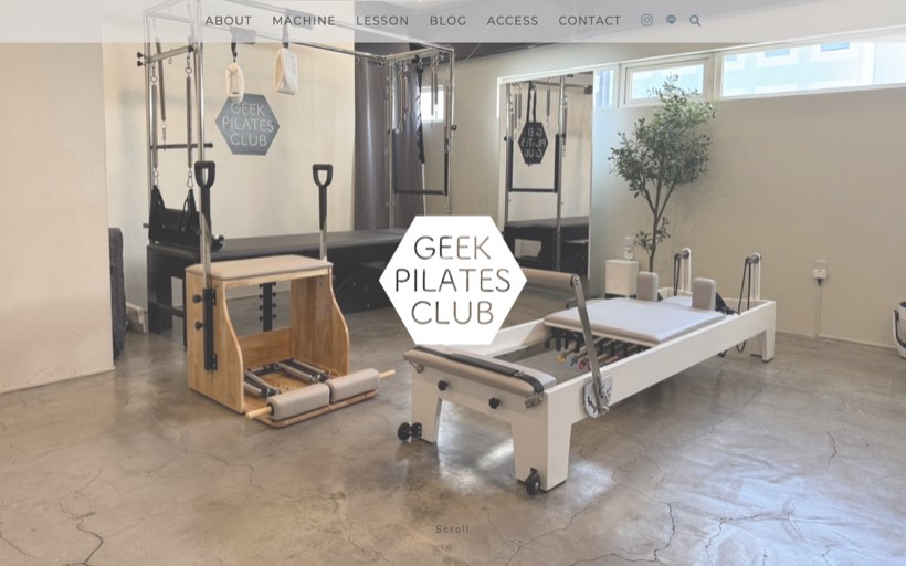 GEEK PILATES CLUB* SAPPORO|ピラティススタジオ 公式サイト